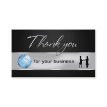 Tarjeta de agradecimiento de Office Business Peopl