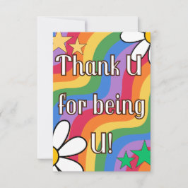 Tarjeta de agradecimiento de orgullo / Tarjeta de