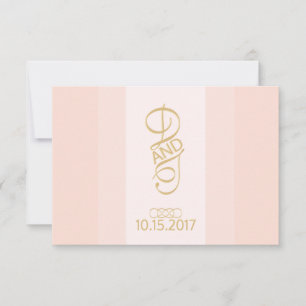 Tarjeta de agradecimiento de oro de Rubor