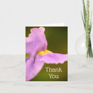 Tarjeta de agradecimiento de Orquídea Salvaje Púrp