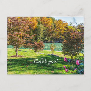 Tarjeta de agradecimiento de otoño en Dogwood