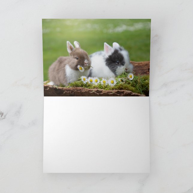 Tarjeta de agradecimiento de Pascua (Interior)