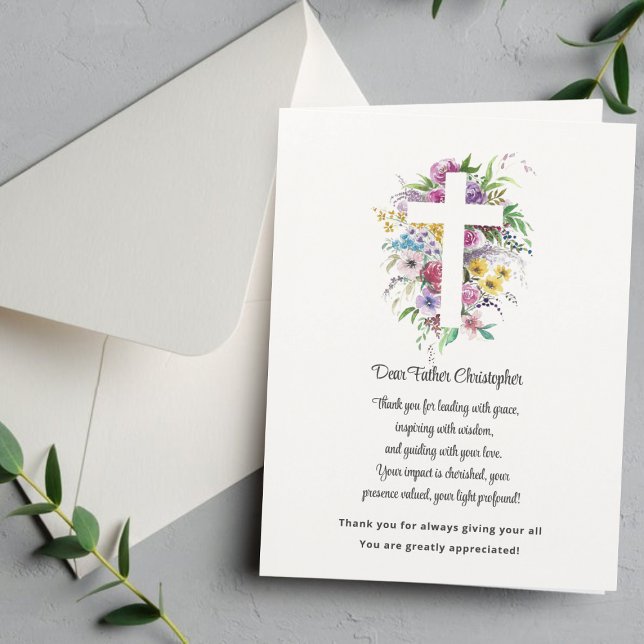 Tarjeta de agradecimiento de Pastor (Subido por el creador)