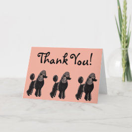 Tarjeta de agradecimiento de Peach Rosy Peach Stan