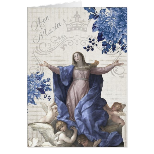 Tarjeta de agradecimiento de pésame funeral católi (Frente)