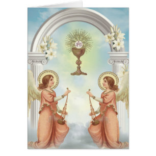 Tarjeta de agradecimiento de pésame funeral católi