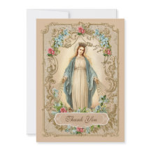 Tarjeta de agradecimiento de pésame funeral católi