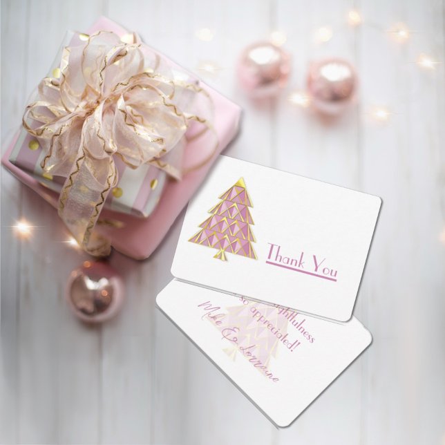 Tarjeta de agradecimiento de Pink Joyoux Noel (Subido por el creador)