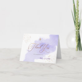Tarjeta de agradecimiento de PixDezines Lavender W