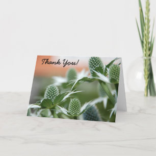 Tarjeta de agradecimiento de planta Guay