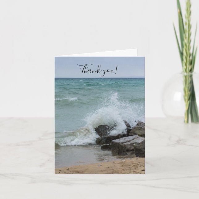 Tarjeta de agradecimiento de Power Of Lake Huron (Anverso)