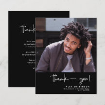 Tarjeta de agradecimiento de presupuesto divertida