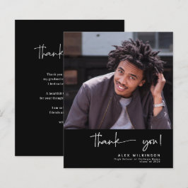 Tarjeta de agradecimiento de presupuesto divertida