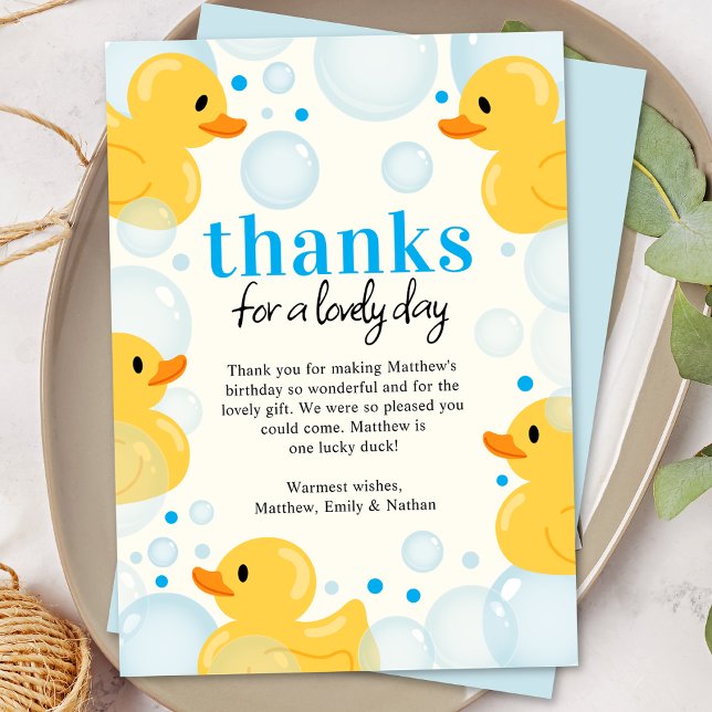 Tarjeta de agradecimiento de primer cumpleaños de  (Subido por el creador)