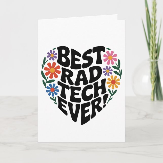 Tarjeta de agradecimiento de Rad Tech (Anverso)