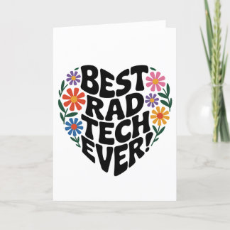 Tarjeta de agradecimiento de Rad Tech