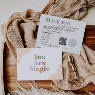 Tarjeta de agradecimiento de Rainbow Business