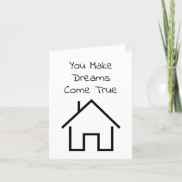 Tarjeta de agradecimiento de Realtor