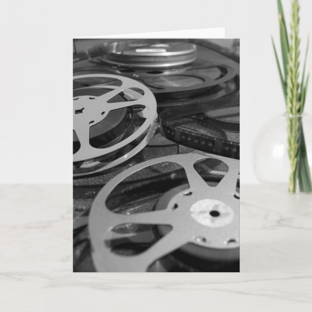 Tarjeta de agradecimiento de Reel de Película / Re (Anverso)