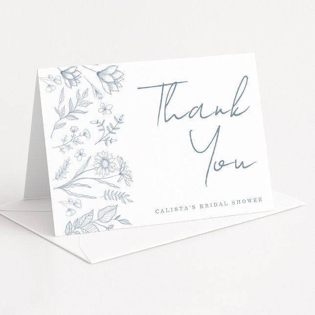 Tarjeta de agradecimiento de regaderazo de boda de (Subido por el creador)
