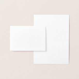 Tarjeta de agradecimiento de Relieve metalizado pl