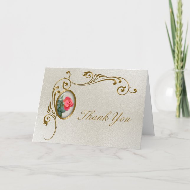 Tarjeta de agradecimiento de Rosa (Anverso)