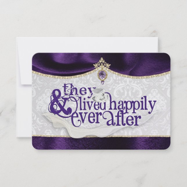 Tarjeta de agradecimiento de Royal Fairytale (Anverso)