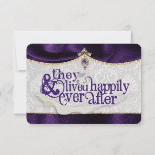 Tarjeta de agradecimiento de Royal Fairytale