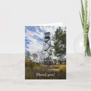 Tarjeta de agradecimiento de Runge Fire Tower