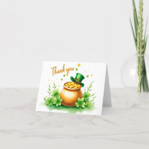 Tarjeta de agradecimiento de San Patricio