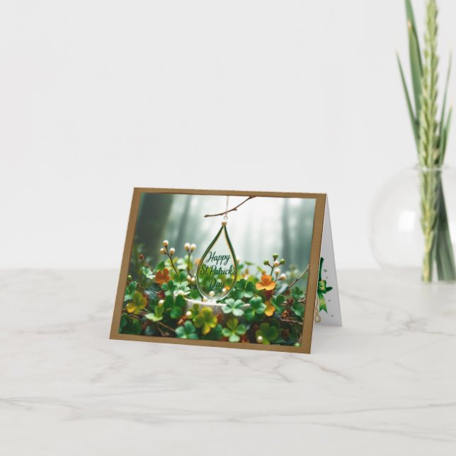 Tarjeta de agradecimiento de San Patricio (Anverso)