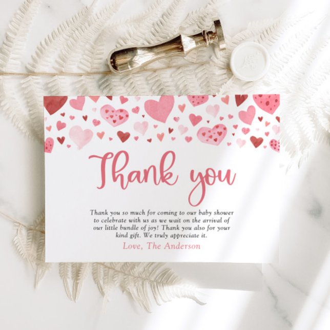 Tarjeta de agradecimiento de San Valentín de Baby  (Subido por el creador)