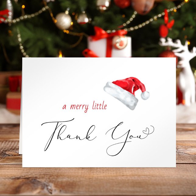 Tarjeta de agradecimiento de Santa Baby Shower (Subido por el creador)