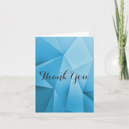 Tarjeta de agradecimiento de Sapphire Jewel Tones