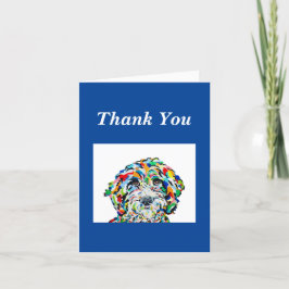 Tarjeta de agradecimiento de Sheepadoodle