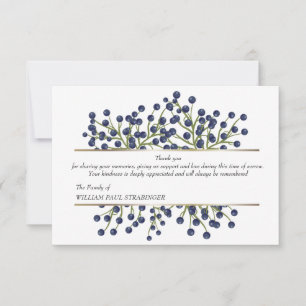 Tarjeta de agradecimiento de simpatía