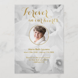 Tarjeta de agradecimiento de simpatía Daffodils Go