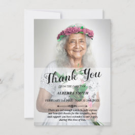 Tarjeta de agradecimiento de solidaridad