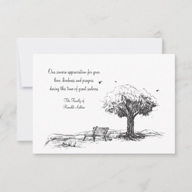 Tarjeta de agradecimiento de solidaridad de banco  (Anverso)