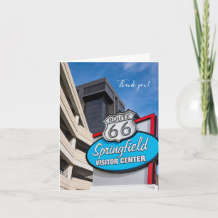 Tarjeta de agradecimiento de Springfield