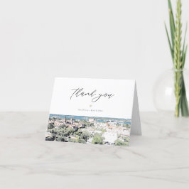 Tarjeta de agradecimiento de ST AUGUSTINE Fl Water