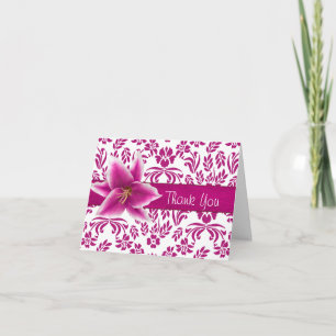 Tarjeta de agradecimiento de Stargazer Lily