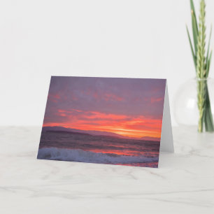Tarjeta de agradecimiento de Sunrise Guemes Island