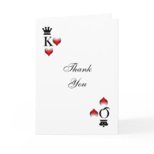 Tarjeta de agradecimiento de temas de Vegas