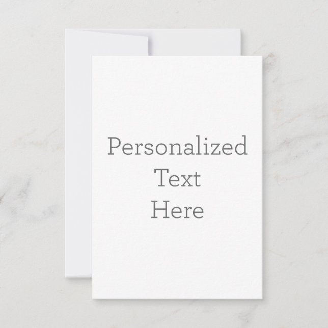 8.9 cm x 12.7 cm Tarjeta de agradecimiento plana (Anverso)