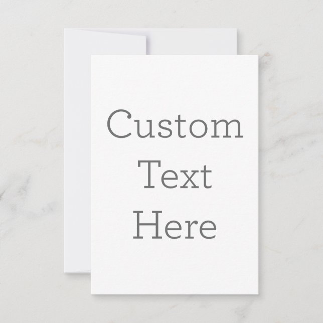 8.9 cm x 12.7 cm Tarjeta de agradecimiento plana (Anverso)