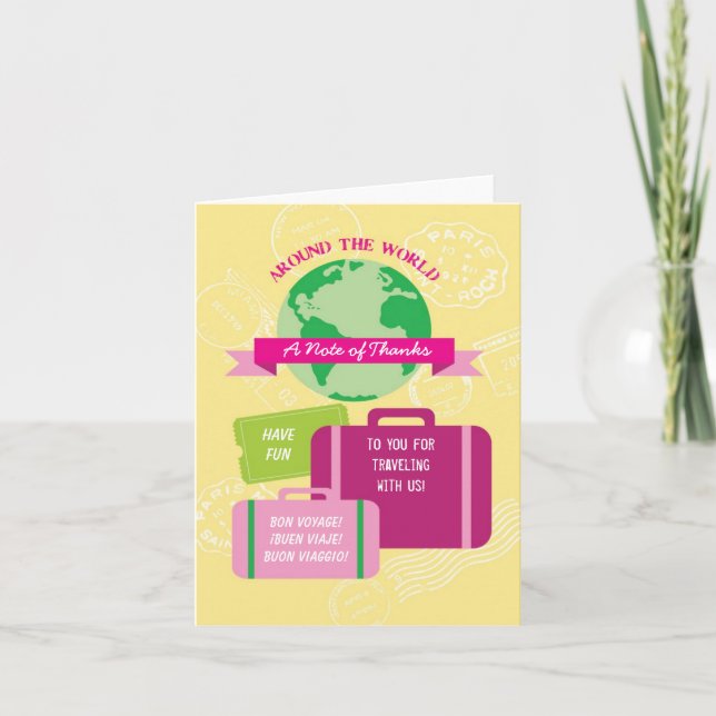 Tarjeta de agradecimiento de todo el mundo (Anverso)