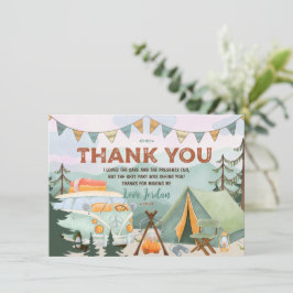 Tarjeta de agradecimiento de un feliz cumpleaños d