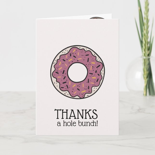 Tarjeta de agradecimiento de un montón de gracias (Anverso)