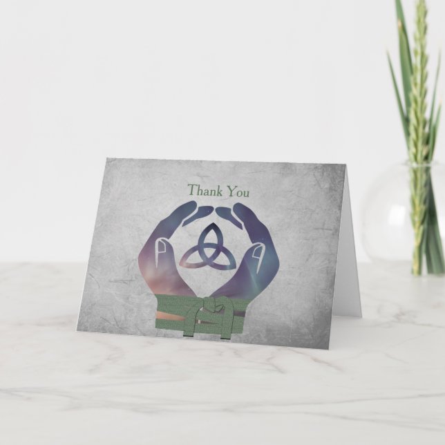 Tarjeta de agradecimiento de unión eterna (Anverso)